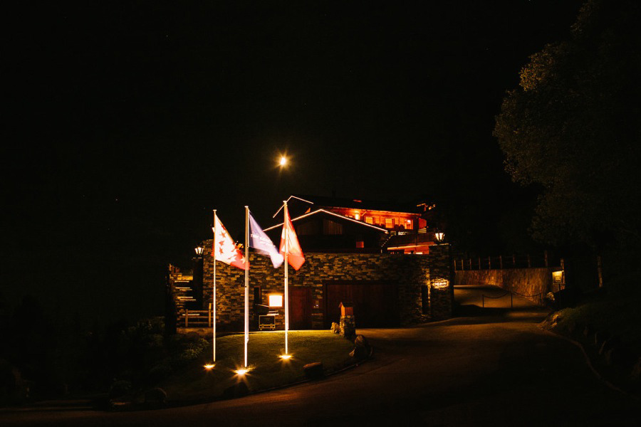 wedding reception at LeCrans Hotel in Crans-Montana, Switzerland