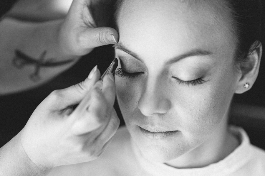 Bride getting ready at Grand Hotel des Iles Borromees, Stresa, Italy.