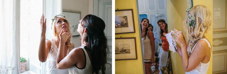 Preparativi Sposa Fotografo di Matrimonio Liguria