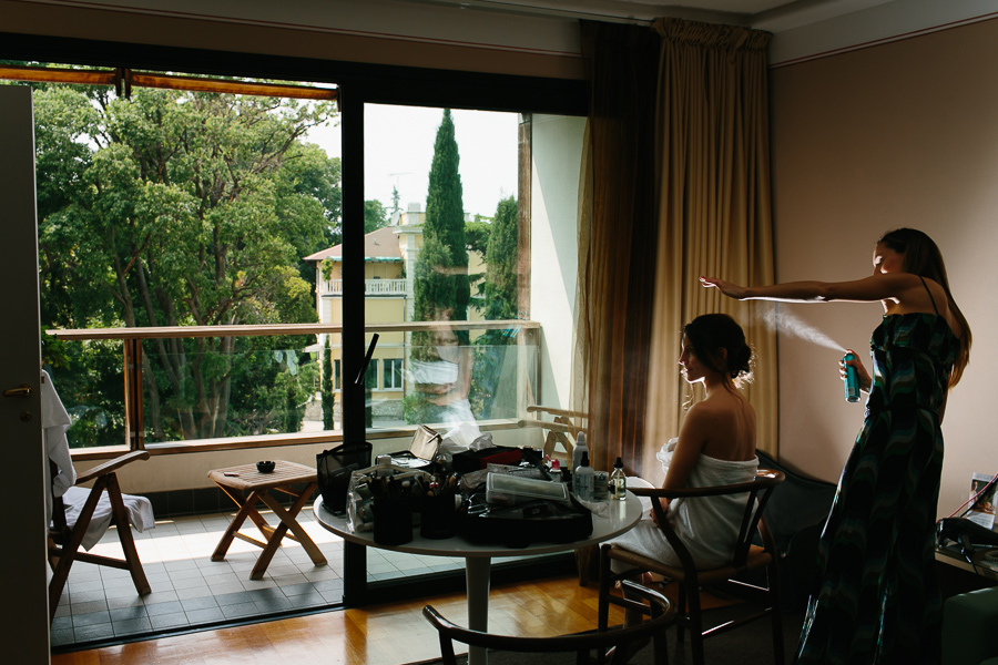 Preparazione Sposa Lago di Garda