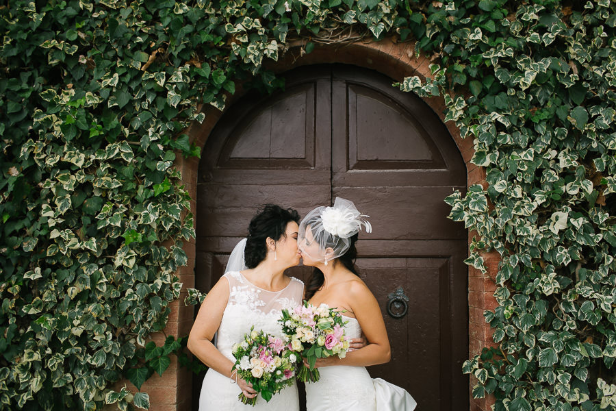 Lesbian Brides Wine Wedding