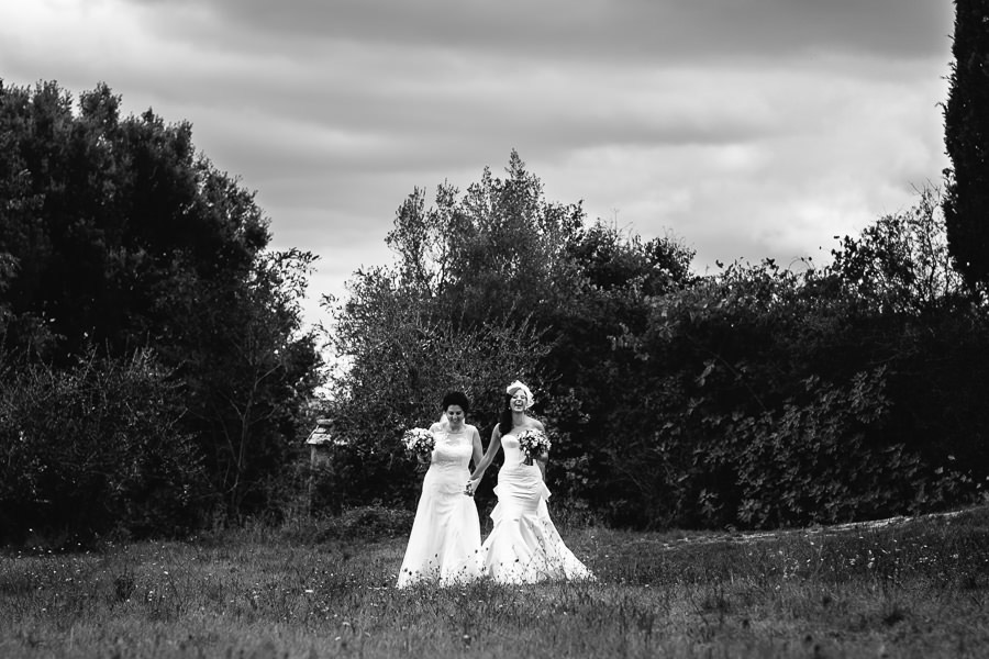 Wedding Bride Fattoria Tregole Tuscany Italy