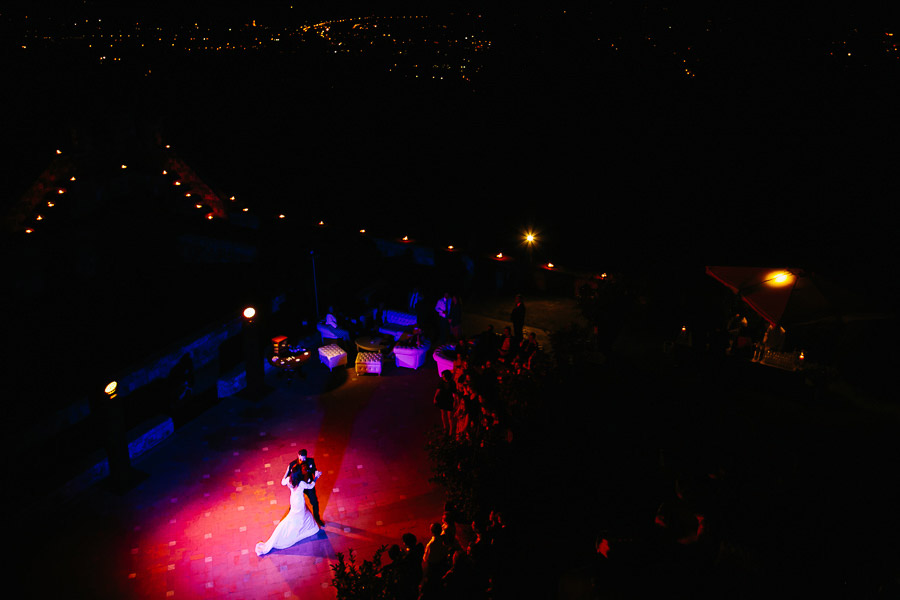 castello vincigliata first dance photos