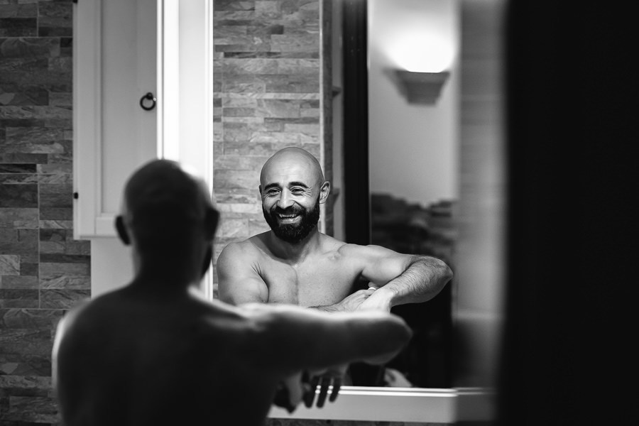 Groom Getting Ready Apulia Wedding Photographer