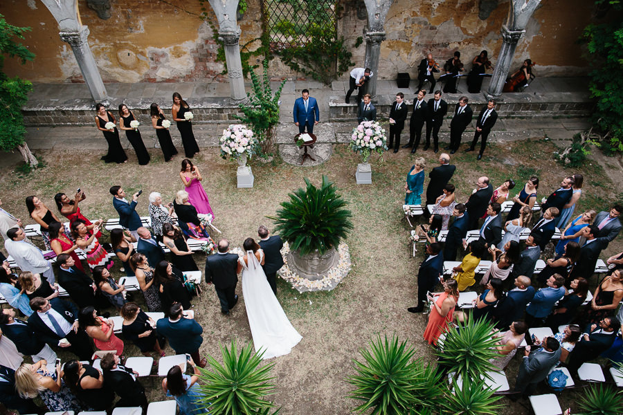 outdoor wedding ceremony florence