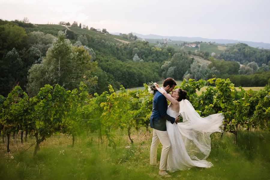 weinberge hochzeit italien