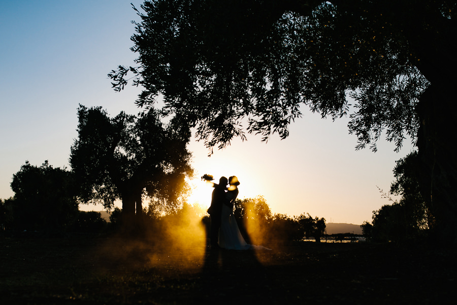 beautiful wedding portrait in italy