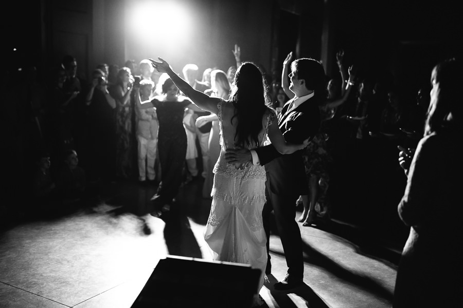 Bride and Groom First Dance at Villa Medicea di Lilliano