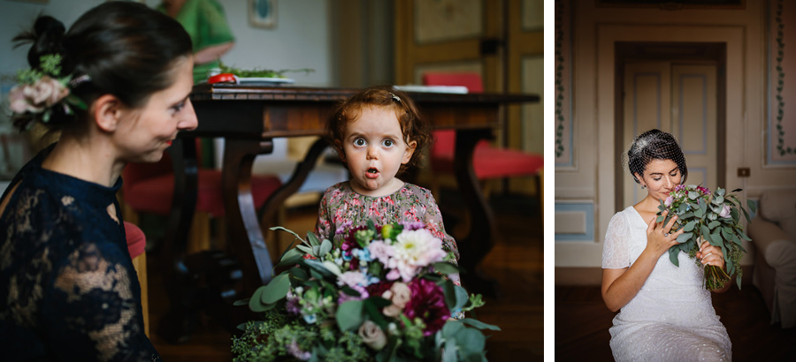 Bride and Bouquet Wedding Tuscany