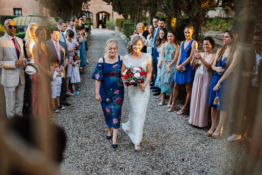 Romantic Wedding Ceremony in Tuscany