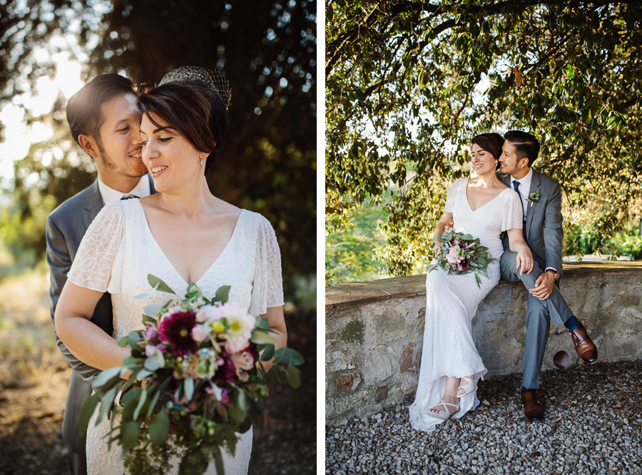 Wedding Portrait Tuscany Cypress