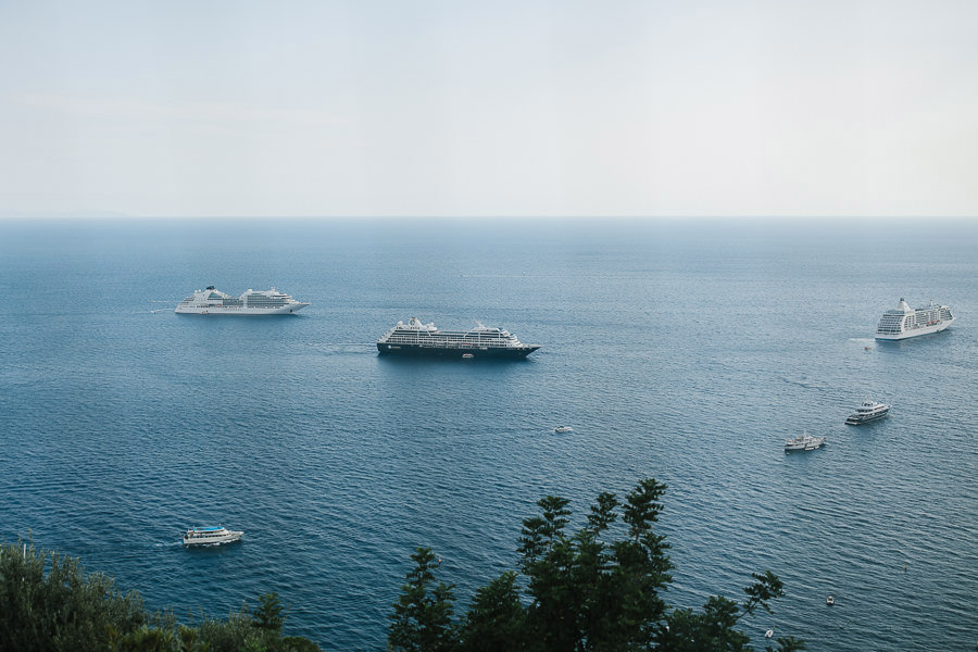 Amalfi Sailboat Trip Wedding