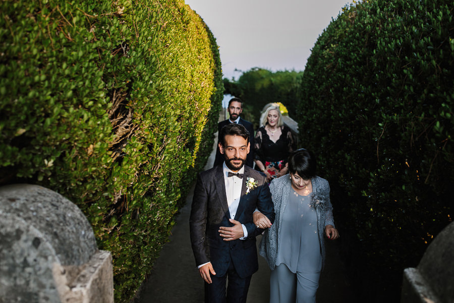 epic same-sex wedding ceremony amalfi coast