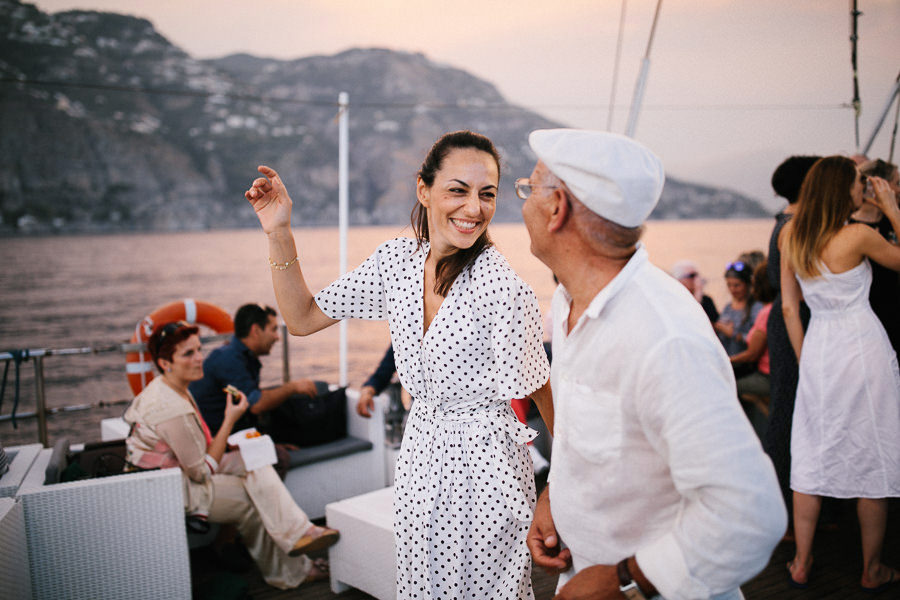 sailboat wedding photographer amalfi coast