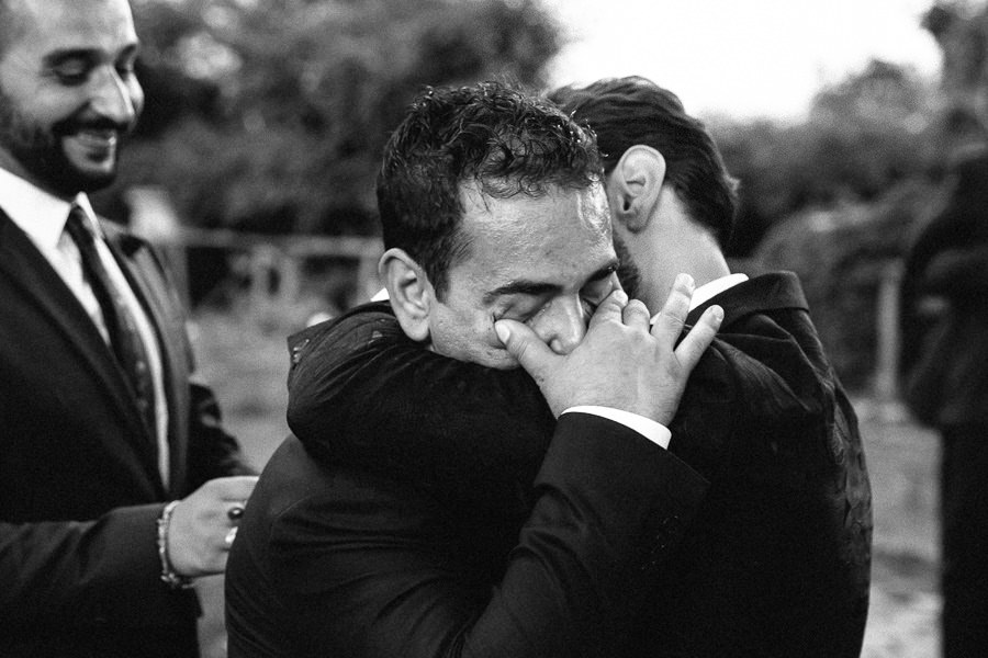 same-sex wedding ceremony villa cimbrone photographer