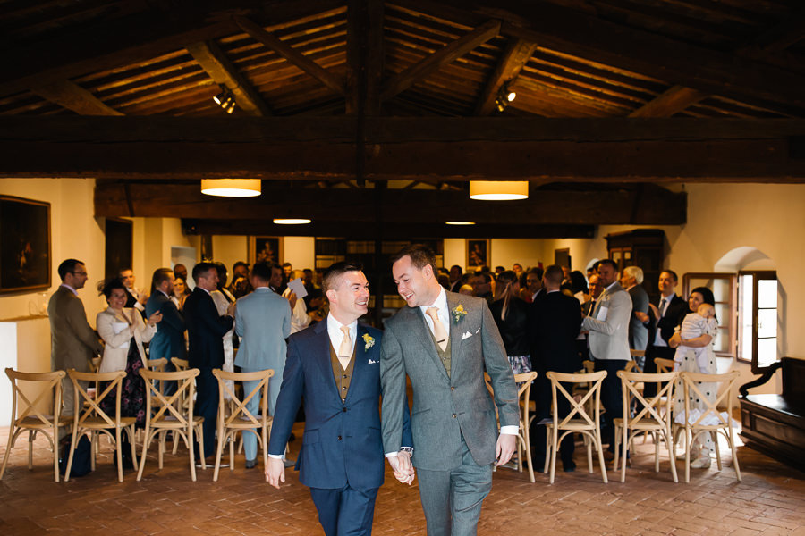 Romantic Gay Wedding Tuscany