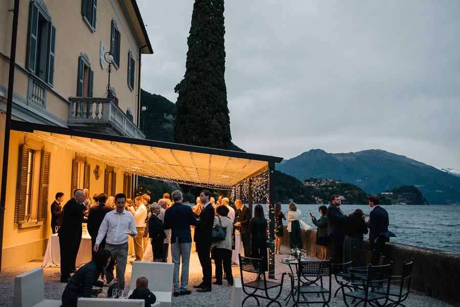 Sunset Wedding Lake Como