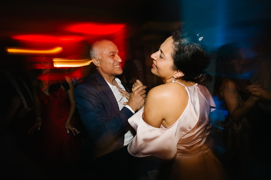 Bride and groom first dance