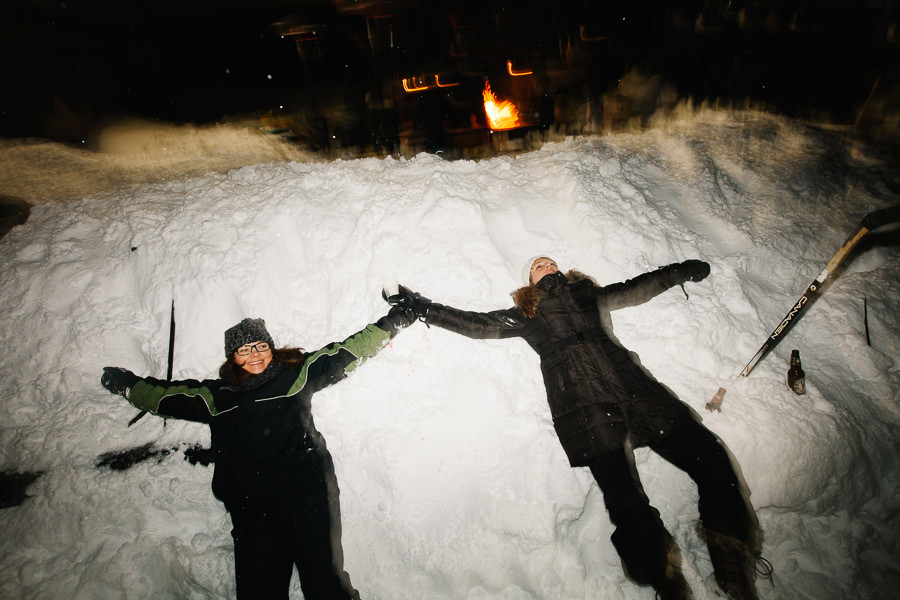 Pre-Wedding Night Lodge de la Montagne, Mont-Tremblant, Canada