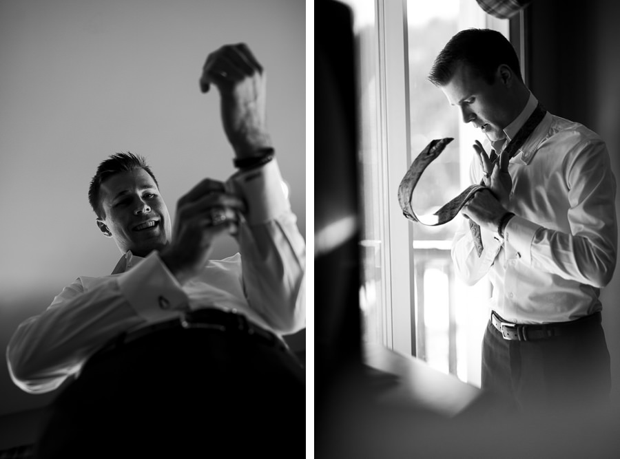 Groom Preparation Wedding Grand Lodge Mont-Tremblant