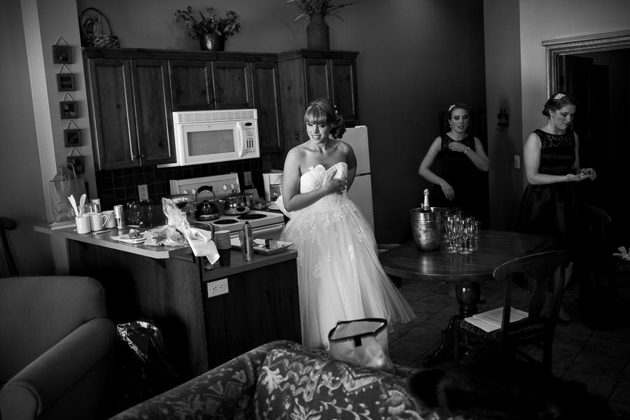 Bride and Groom Wedding Preparation Grand Lodge Mont-Tremblant