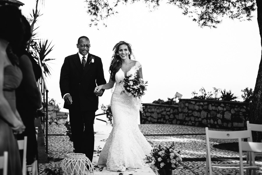 Wedding Ceremony Castelmola Castle Taormina