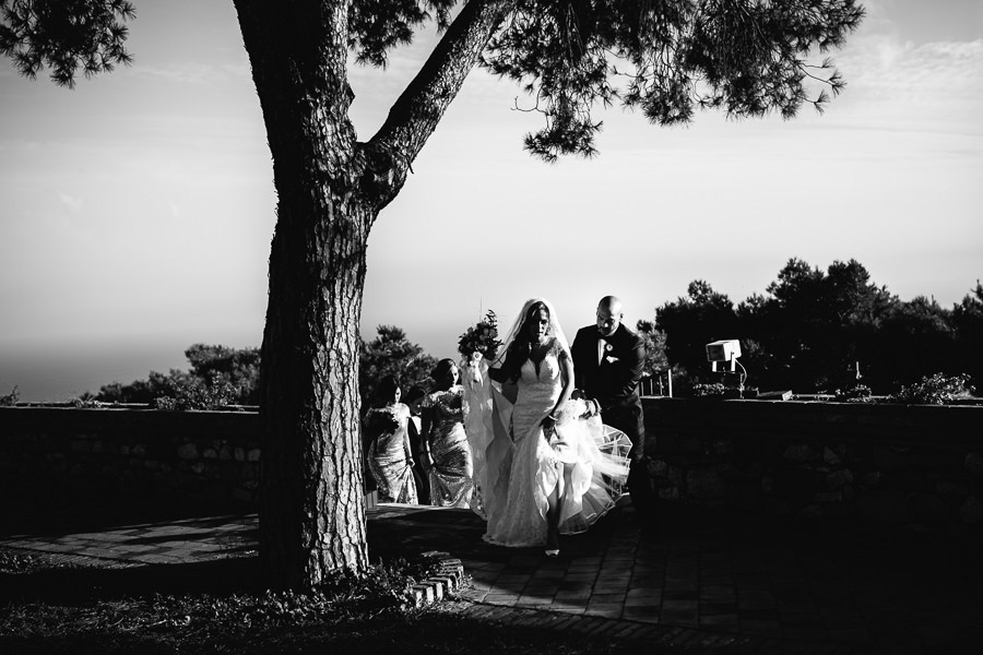 bride wedding Castelmola Castle sicily