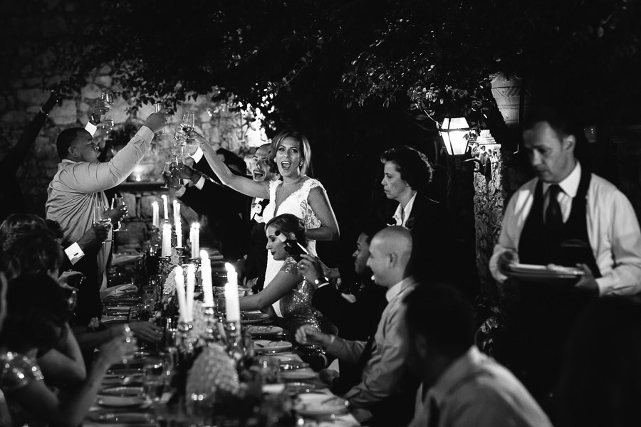 Wedding Dinner Sicily Photographer