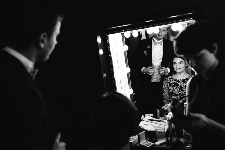 Bride getting ready wedding Venice