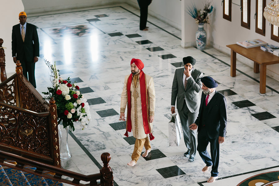 bride and groom Gravesend Gurdwara