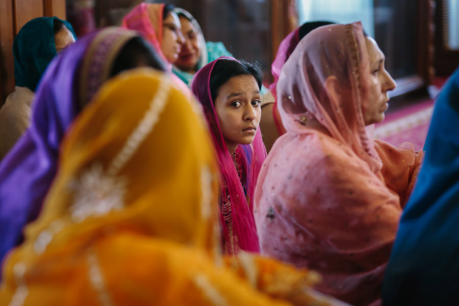 wedding ceremony photos Gravesend Gurdwara