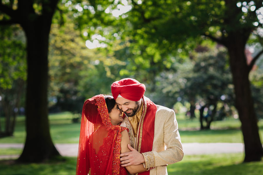 indian wedding couple Putney parl