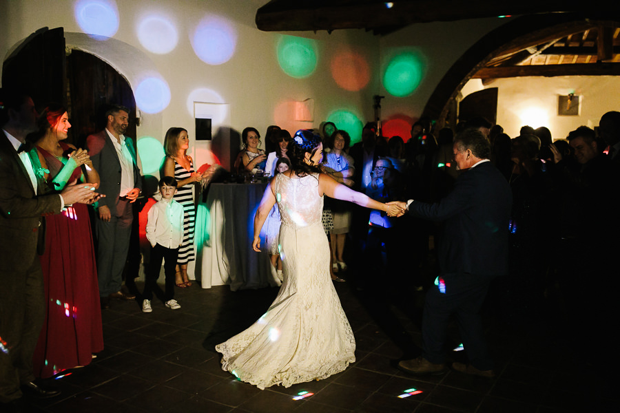 bride dancing with her father