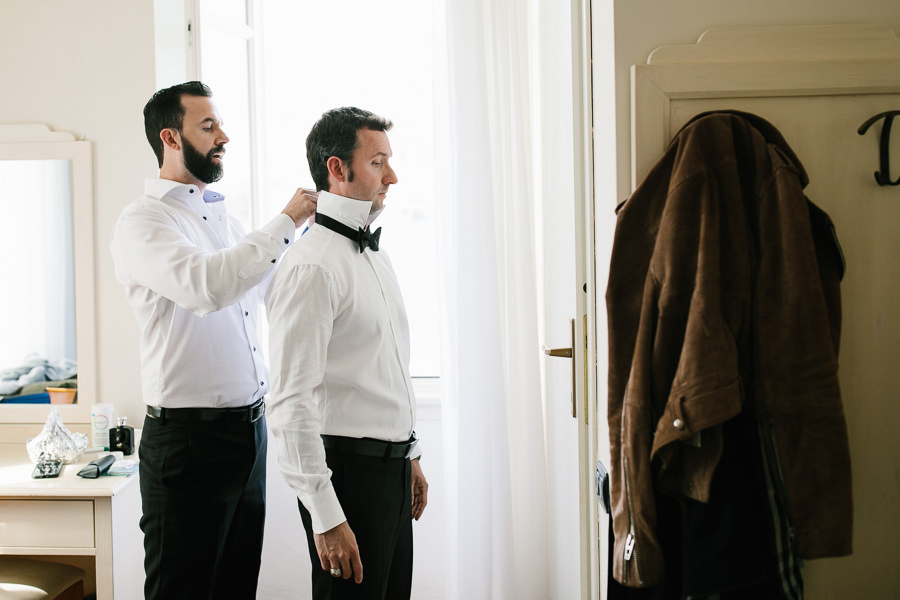 Groom Preparation Hotel Villa Aurora Lezzeno Lake Como