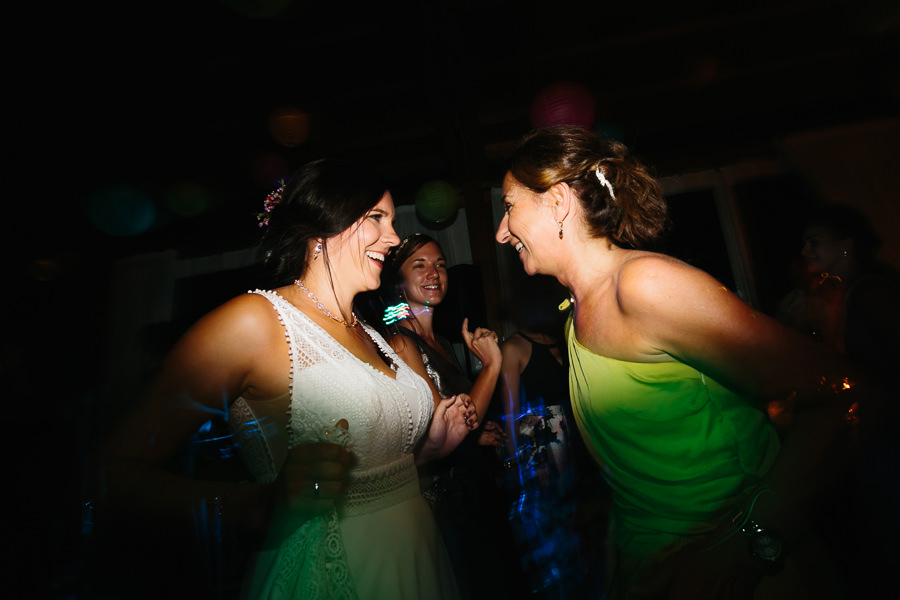 bride and groom dancing at casa cornacchi