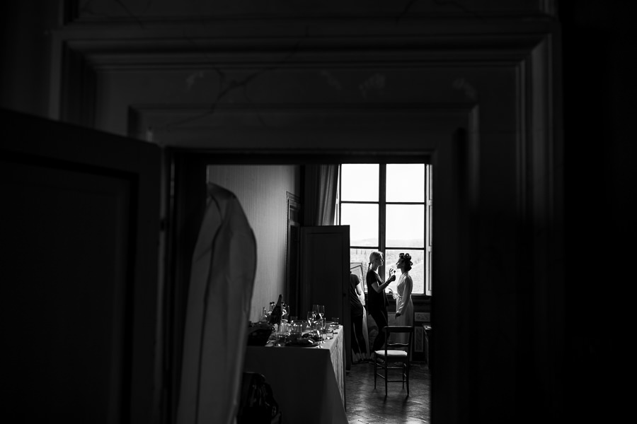 Bridal preparation villa corsini florence