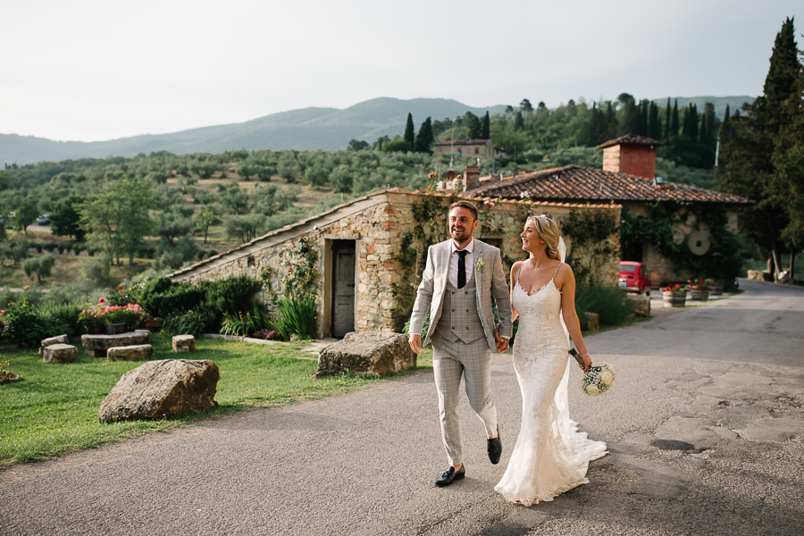 wedding portraits at castello del trebbio