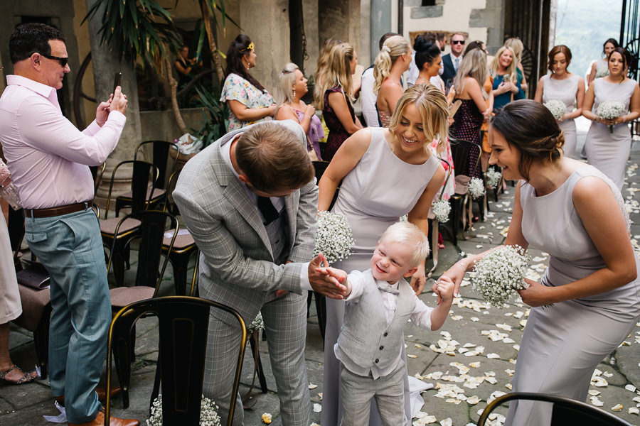 castello del trebbio wedding ceremony photographer