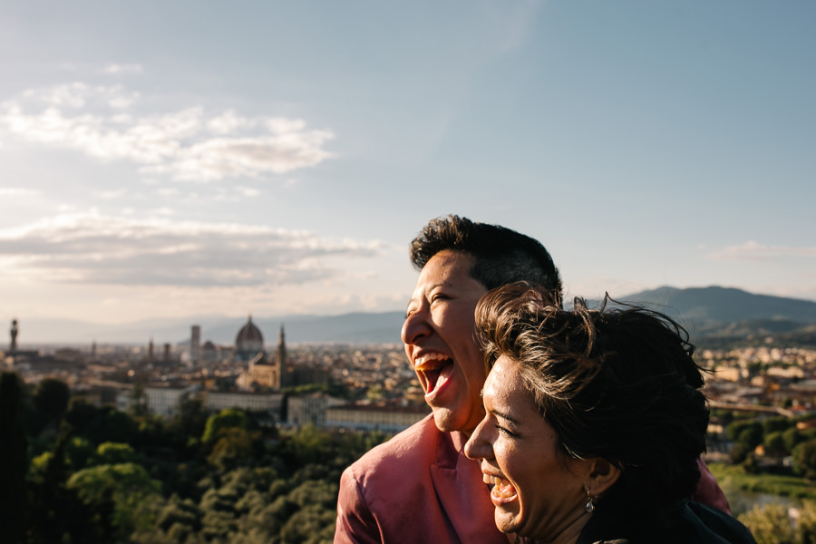 View on Florence from Villa La Vedetta