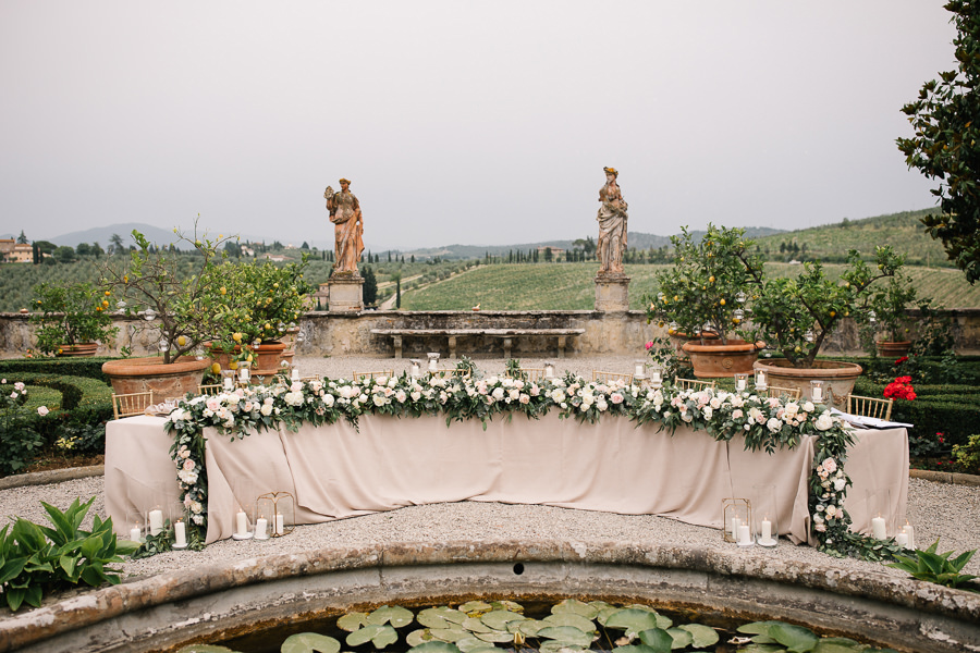 Amazing Wedding Decoration in Tuscany