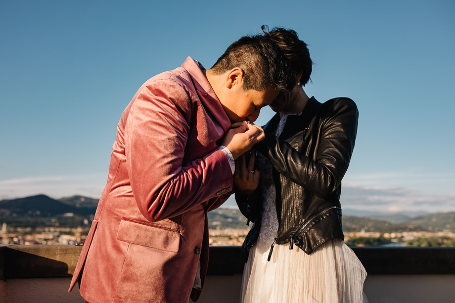 Intimate Wedding Elopement in Florence