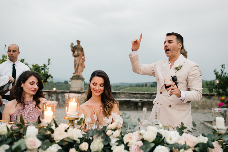 Wedding Reception at Villa Corsini Florence