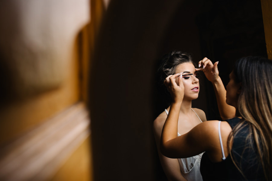 Bride Getting Ready for her Wedding