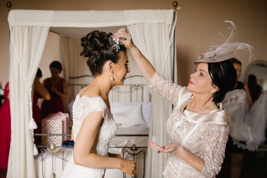 Stunning Bride Dress in Tuscany