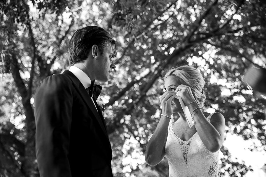 romantic wedding ceremony at Villa Di Maiano in Fiesole