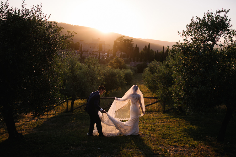 Beautiful Wedding Portaits at Castello di Meleto