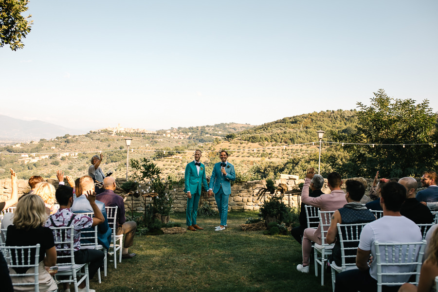 Wedding Ceremony Castello di Rosciano Umbria