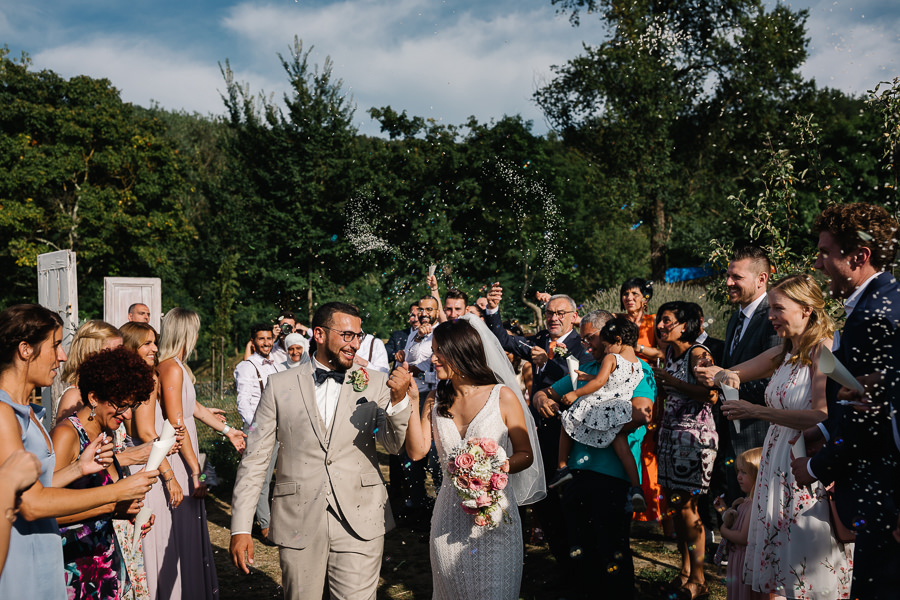 Symbolische Hochzeit in der Toskana