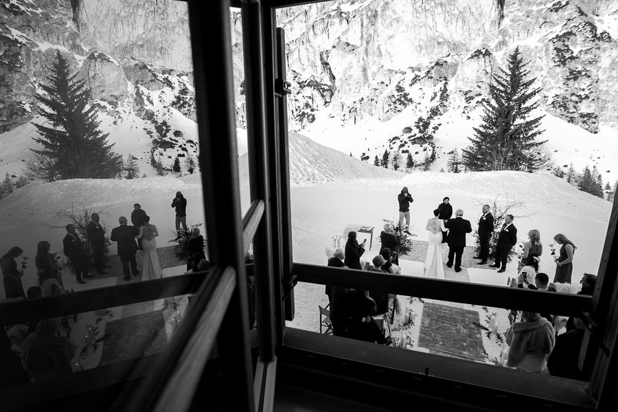 Dolomites Winter Wedding