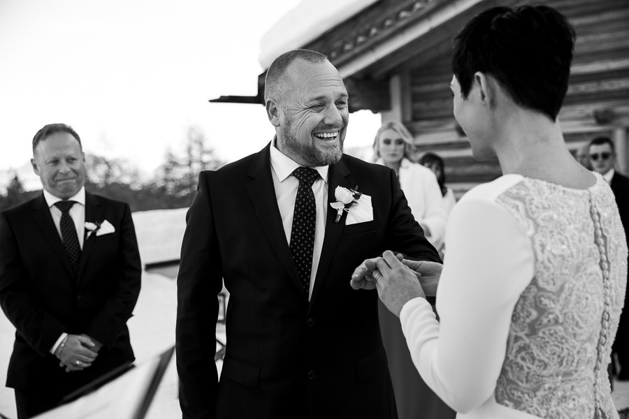 Winter Wedding in the Snow Italy